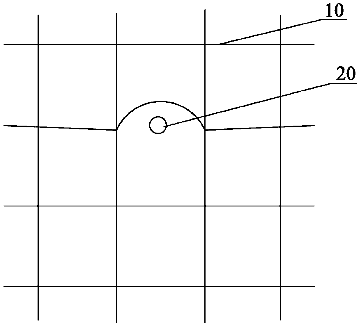 Reinforcing steel bar bending structure, reinforcing steel bar bending device and reinforcing steel bar bending method