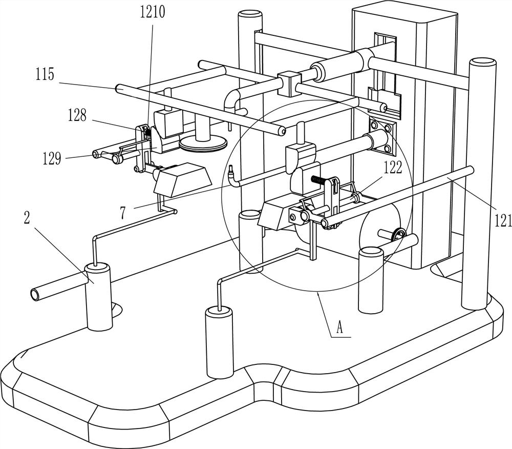 Diesel vehicle oil tank clamping and welding equipment