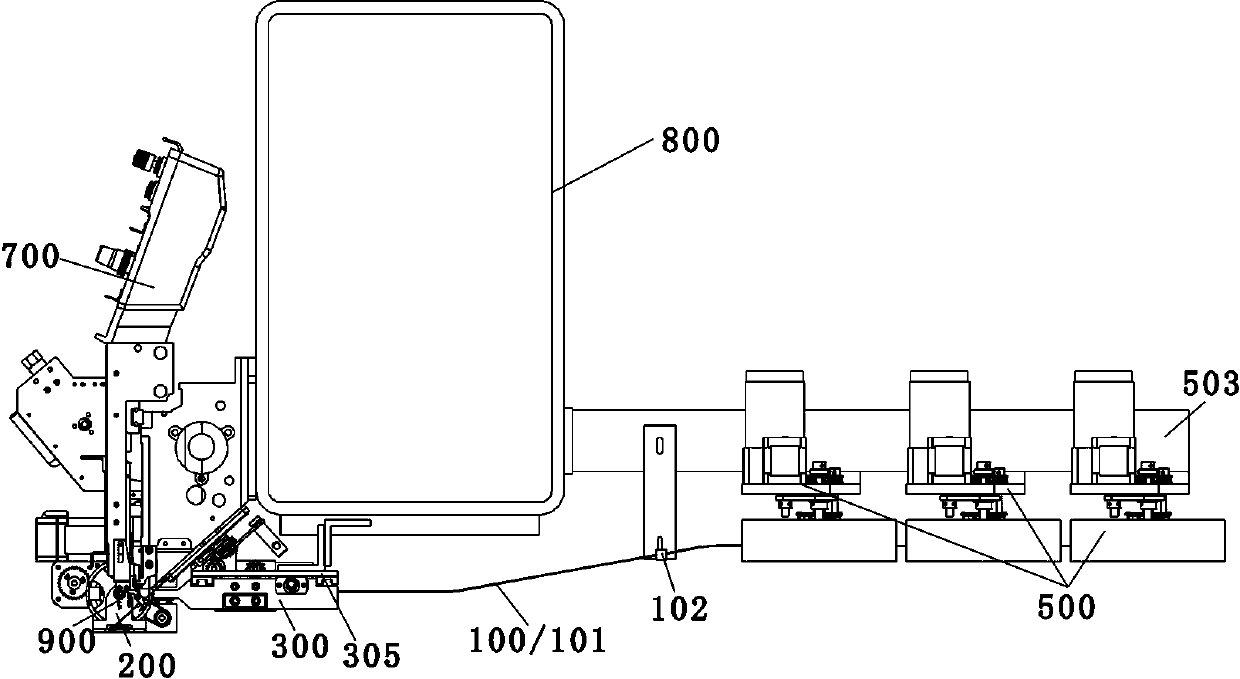 Multi-color or multi-specification bead output device