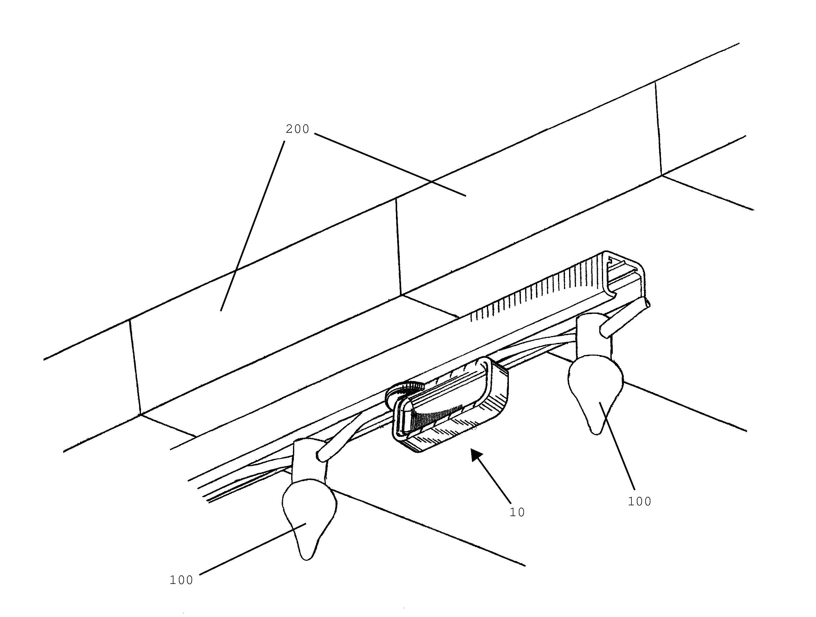 Cam lock for track systems