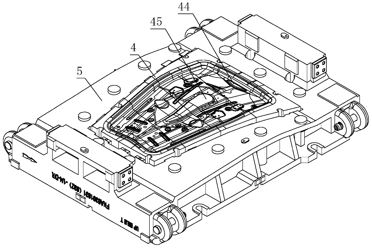 Left and right front longitudinal beam outer panel drawing die