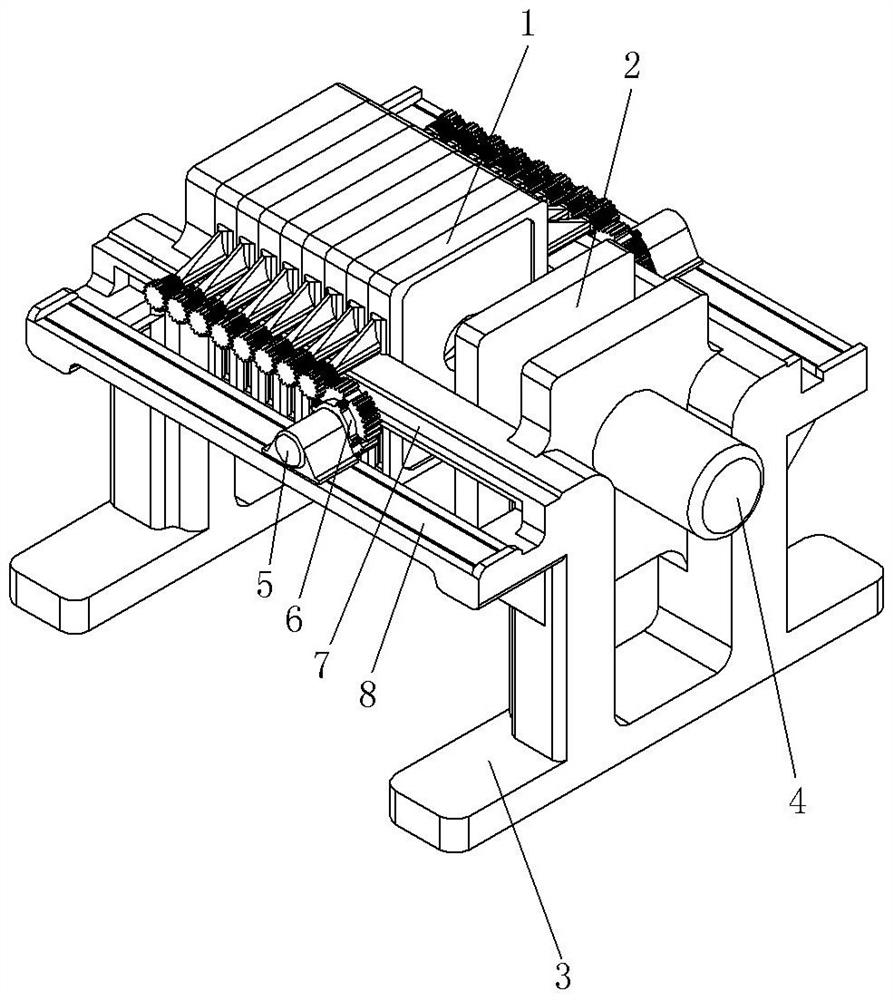 A metal heat treatment sewage treatment system