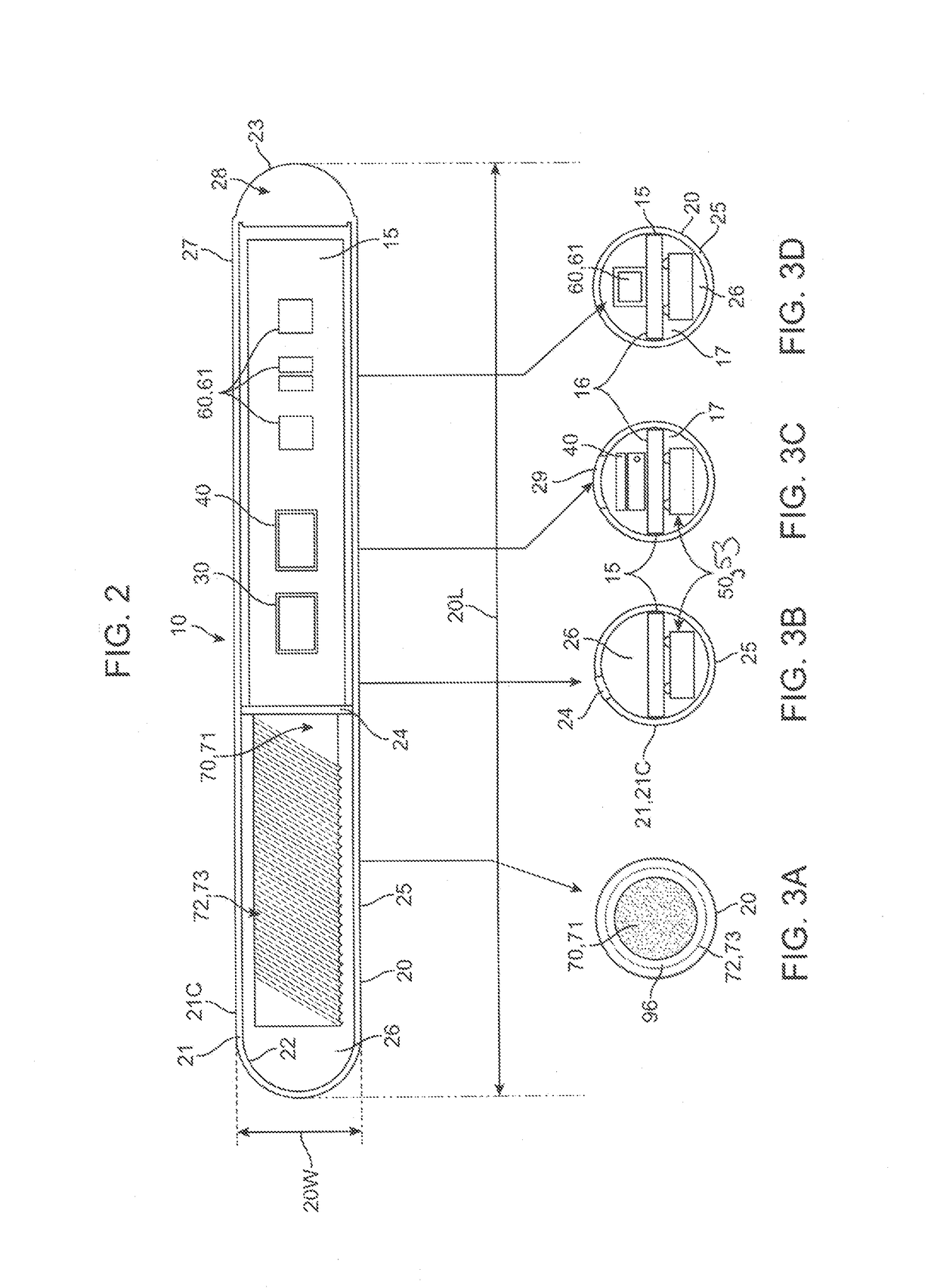 Implantable oximetric measurement apparatus and method of use