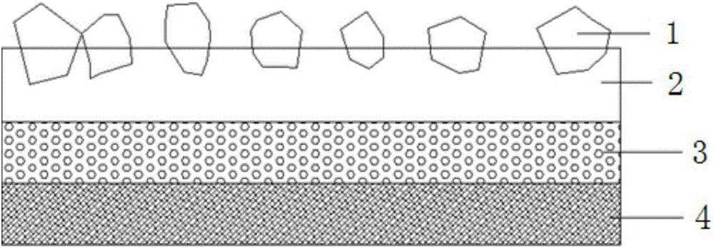 Sliding-resistant colored pavement surface and paving method thereof