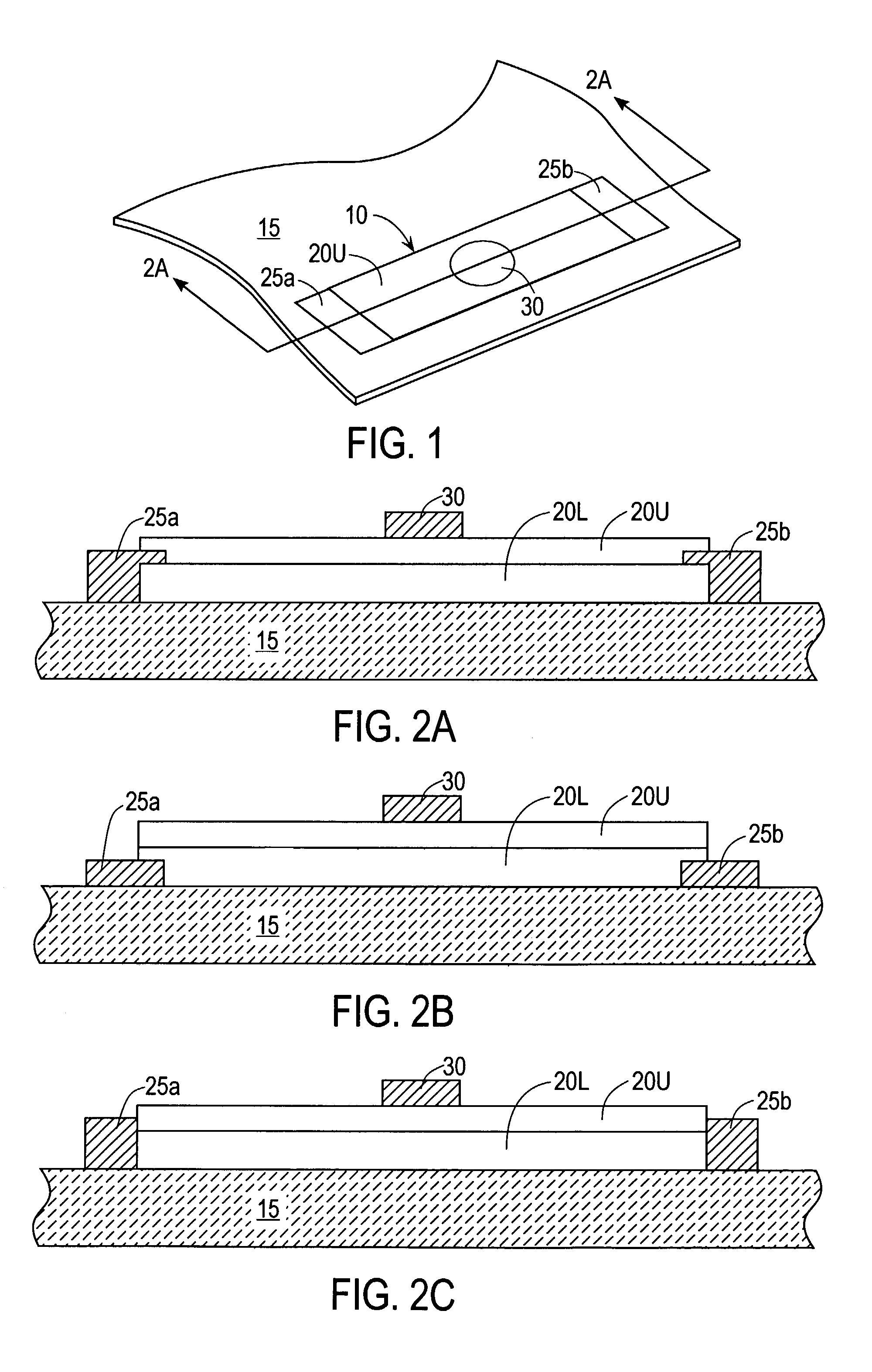 Stacked electrical resistor pad for optical fiber attachment