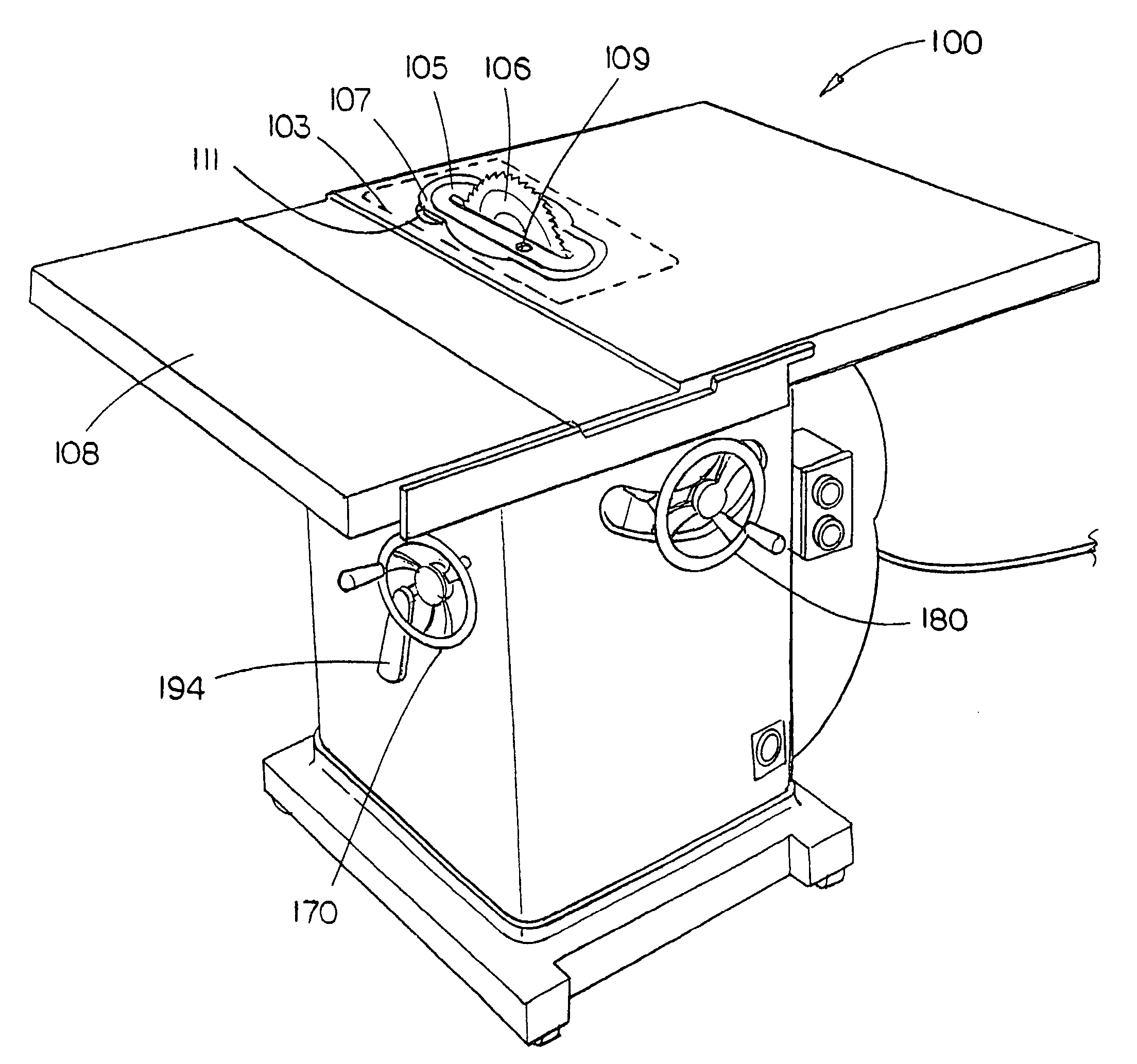 Riving knife assembly for a dual bevel table saw
