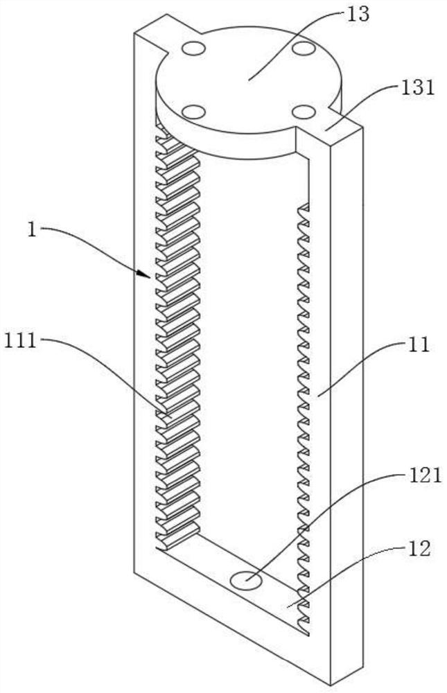 Punching device with up-down shaking function for building construction