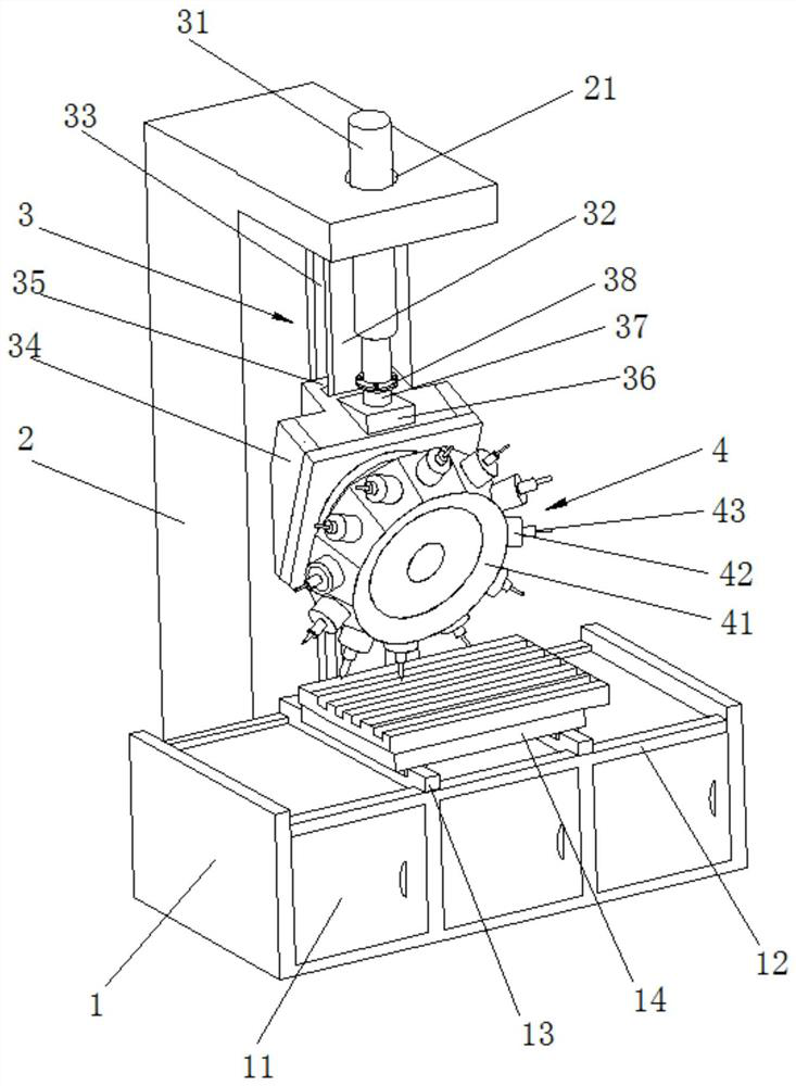 Metal assembly drilling device