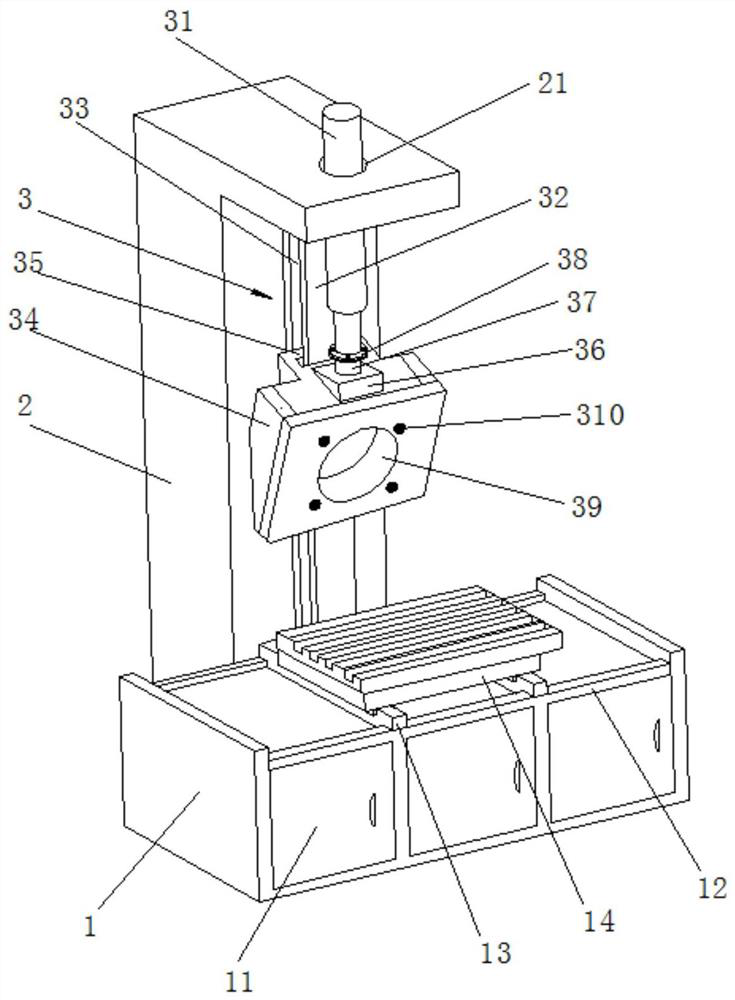 Metal assembly drilling device