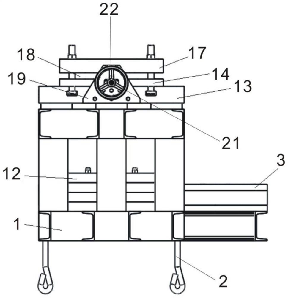 A heavy load vertical impact test equipment