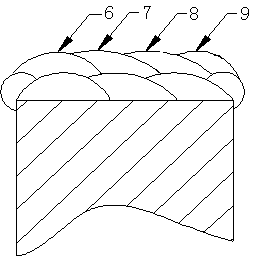 Method for preventing overlaying sealing surface from cracking