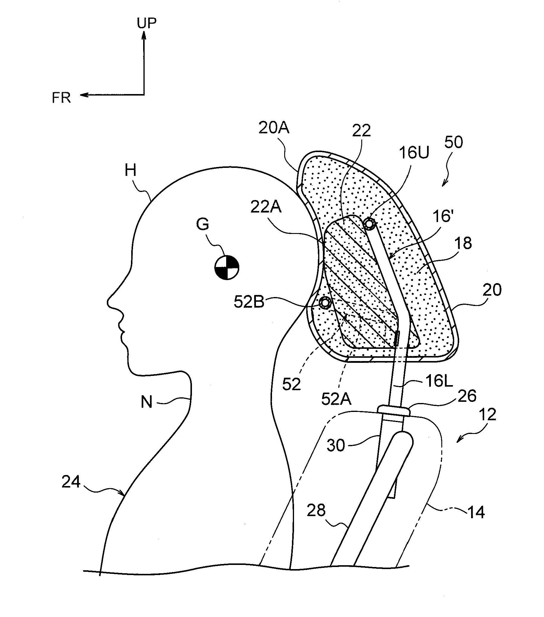 Headrest device