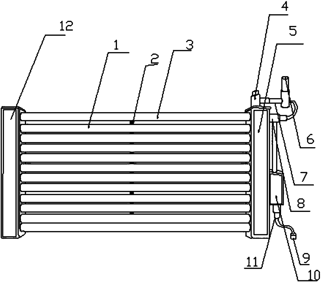 Inorganic phase change heat storage type solar water heater