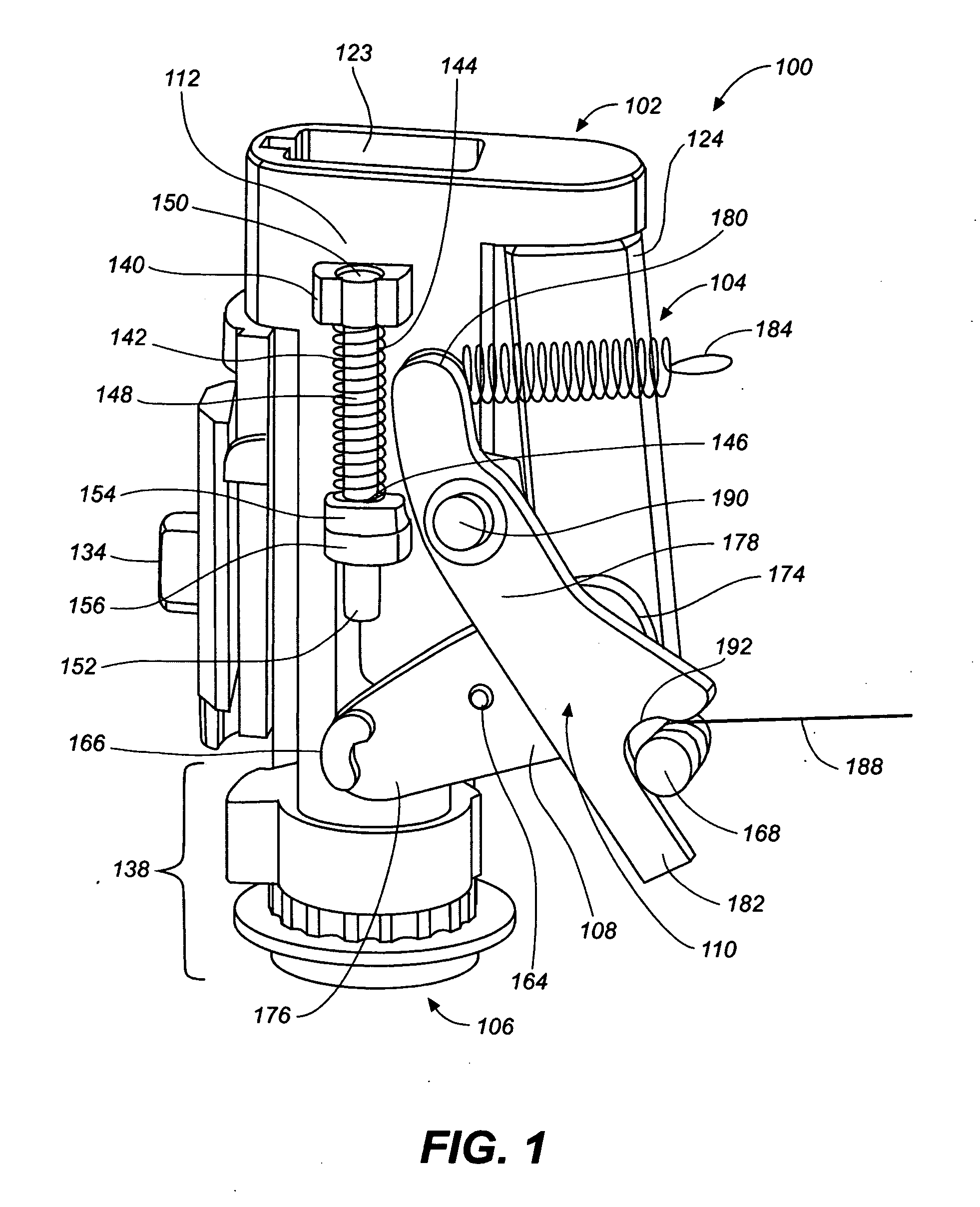 Analyte monitoring system with integrated lancing apparatus