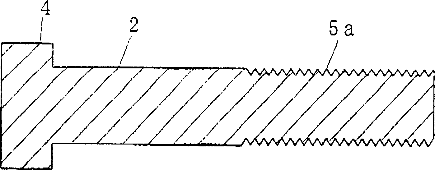 Fastener structure, bolt and nut with said structure and making method thereof