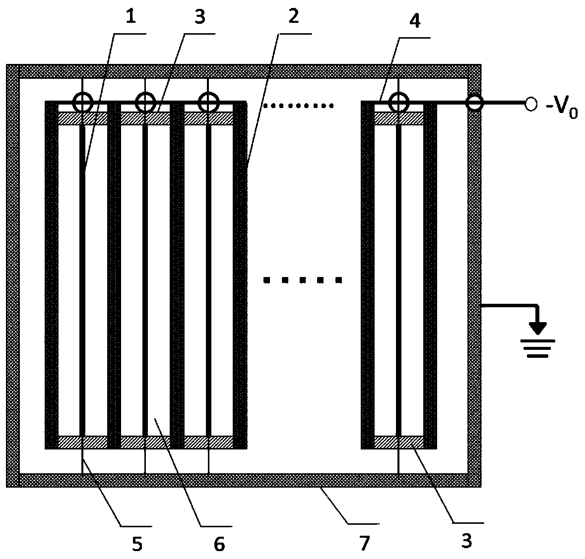 Netted support film source directly rechargeable isotope battery