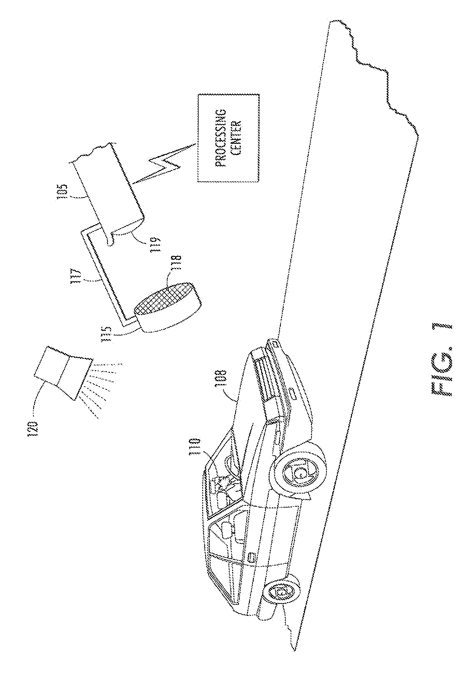 Systems and methods for detecting cell phone usage by a vehicle operator