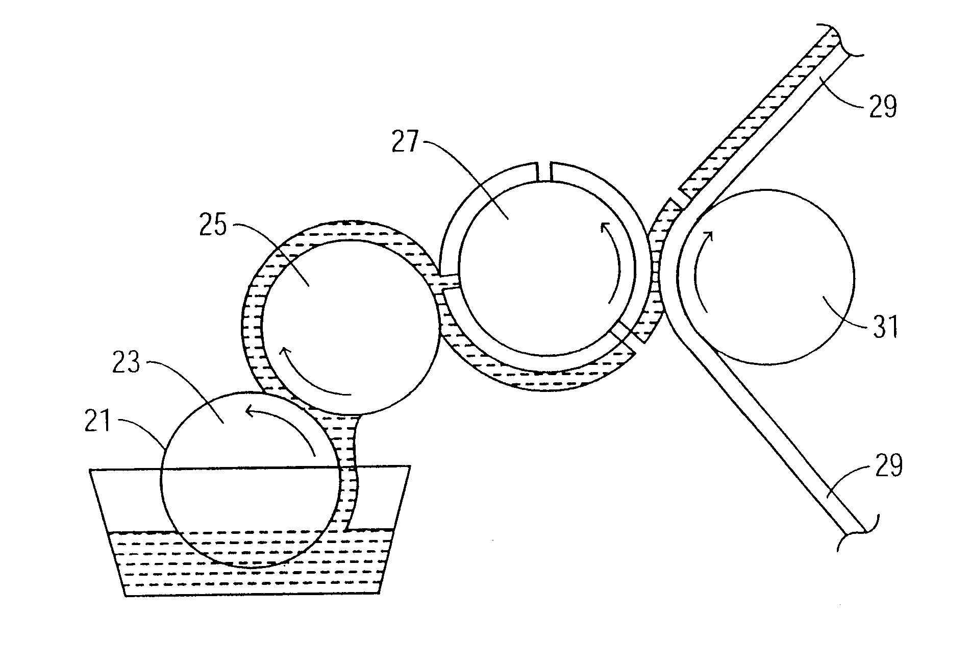 Method of producing a high gloss coating on a printed surface