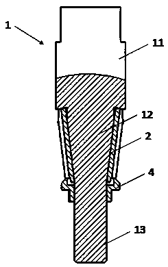 Ejection header for hobbing die