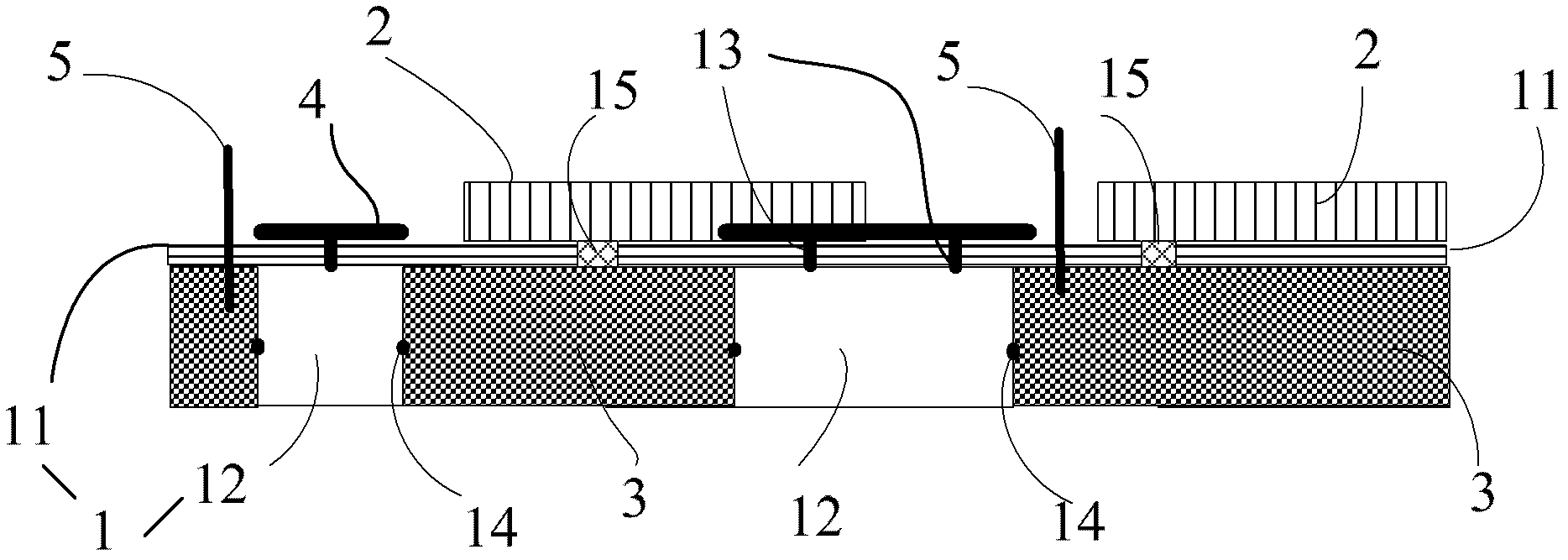 Joint unit made of impervious material and golf course