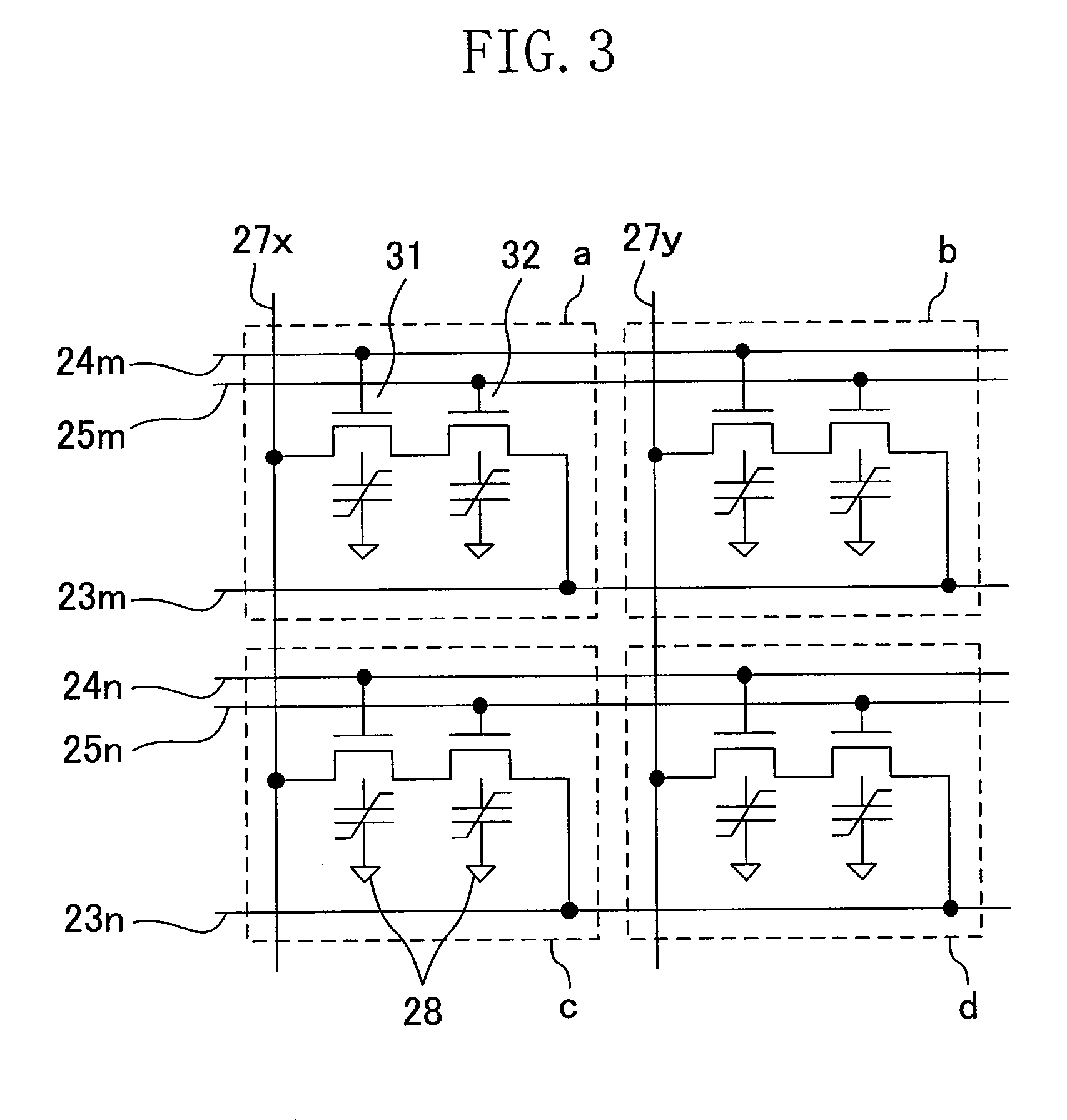 Semiconductor memory cell and semiconductor memory array using the same