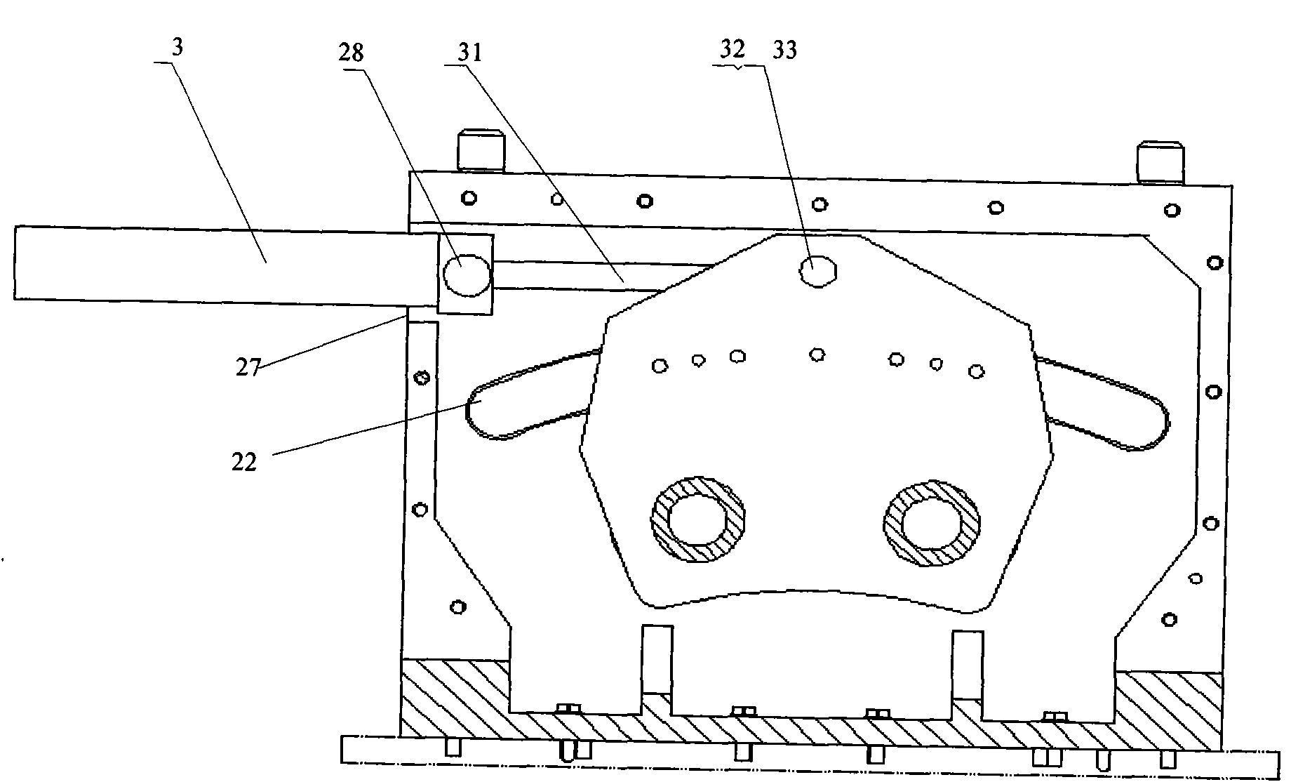 Control machine capable of carrying operation carrier to perform axial and circumferential motions relative to operation matrix