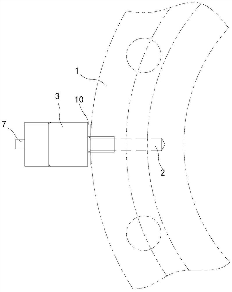 a sacrificial flange