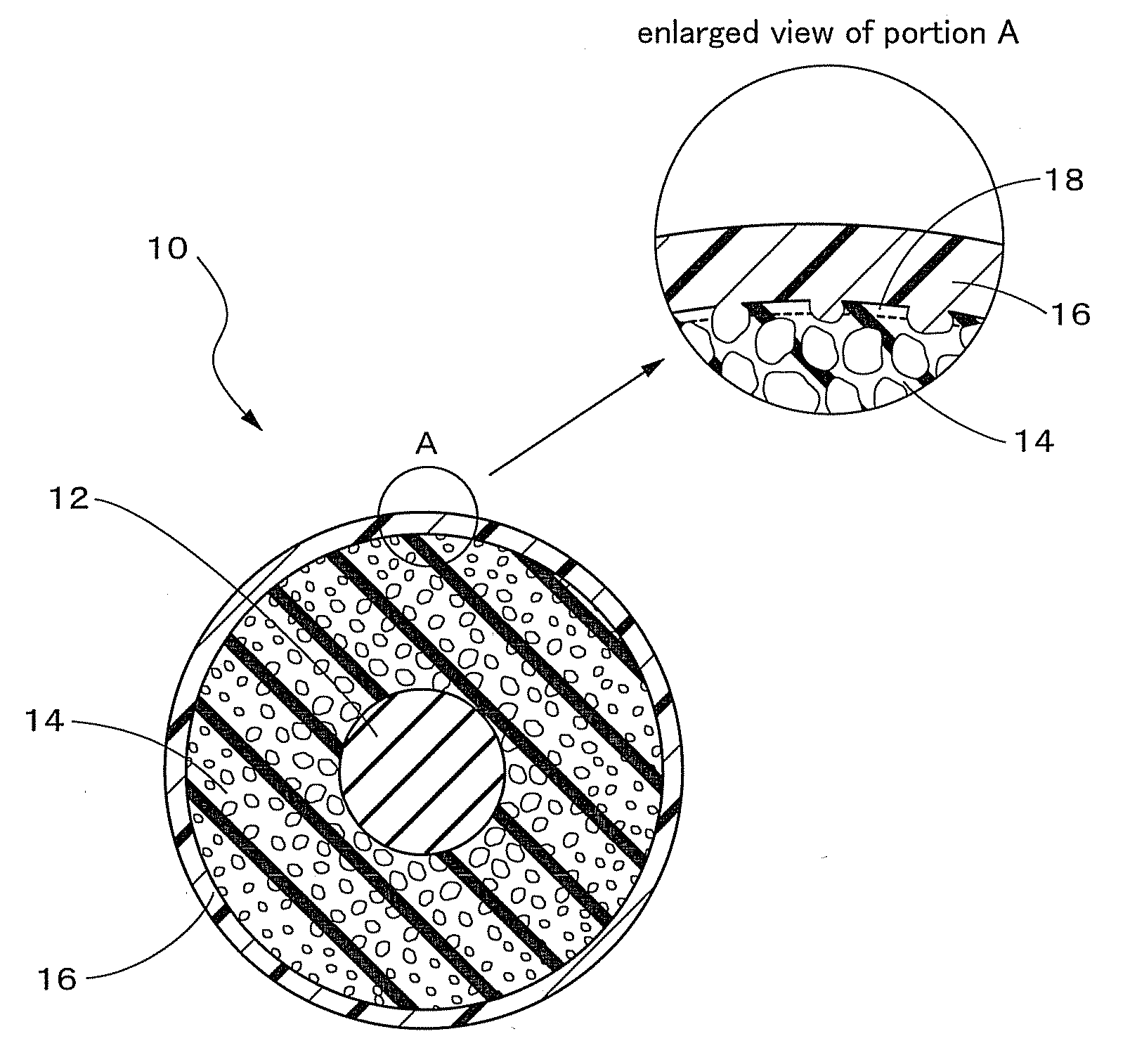 Charging roll and method of producing the same