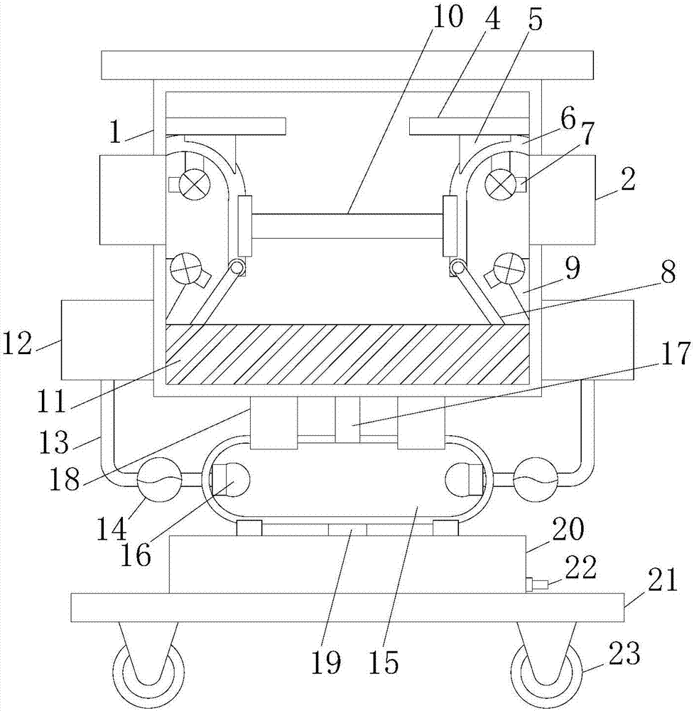 Electrical automatic dust removing device