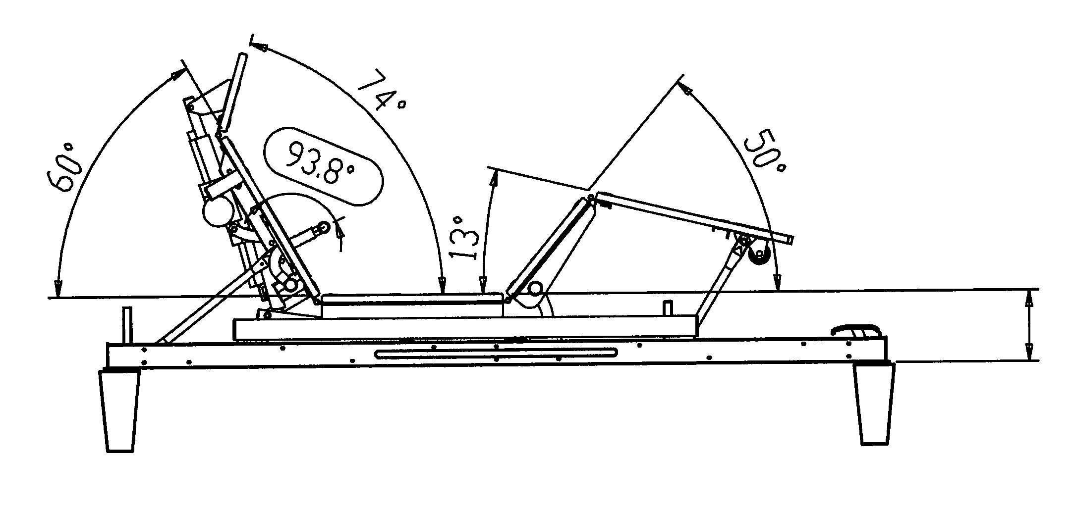 Lumbar Folding Bed