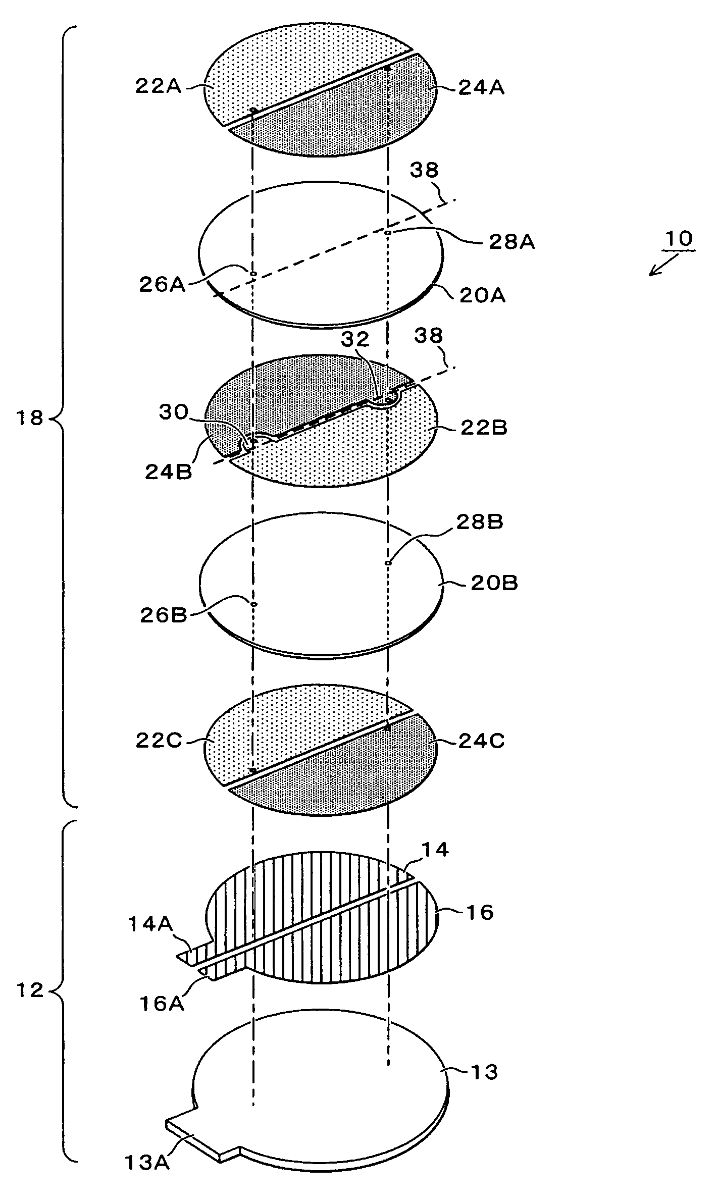 Piezoelectric sounding body and electronic device using the same
