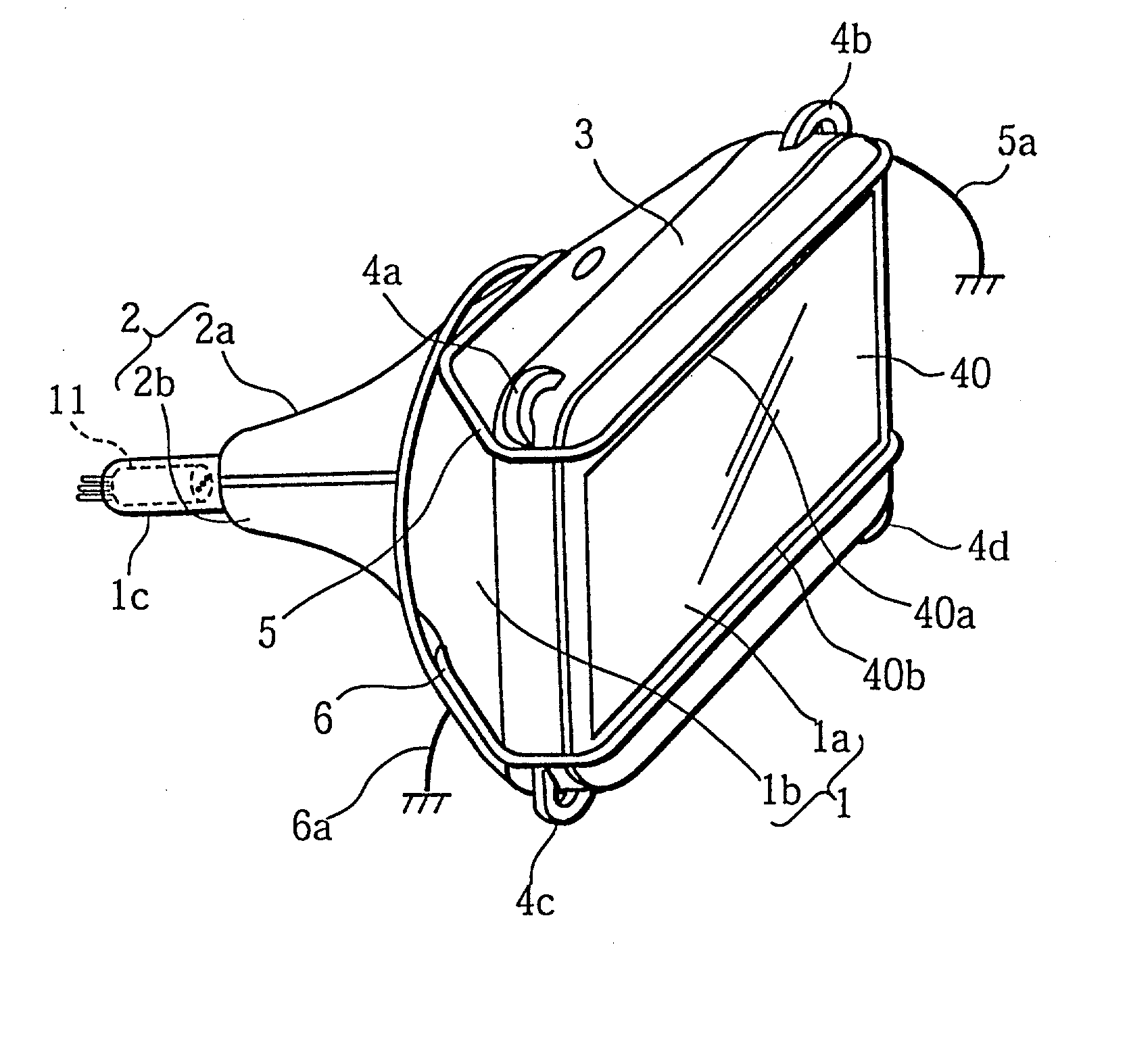 Cathode ray tube device that reduces magnetic field leakage