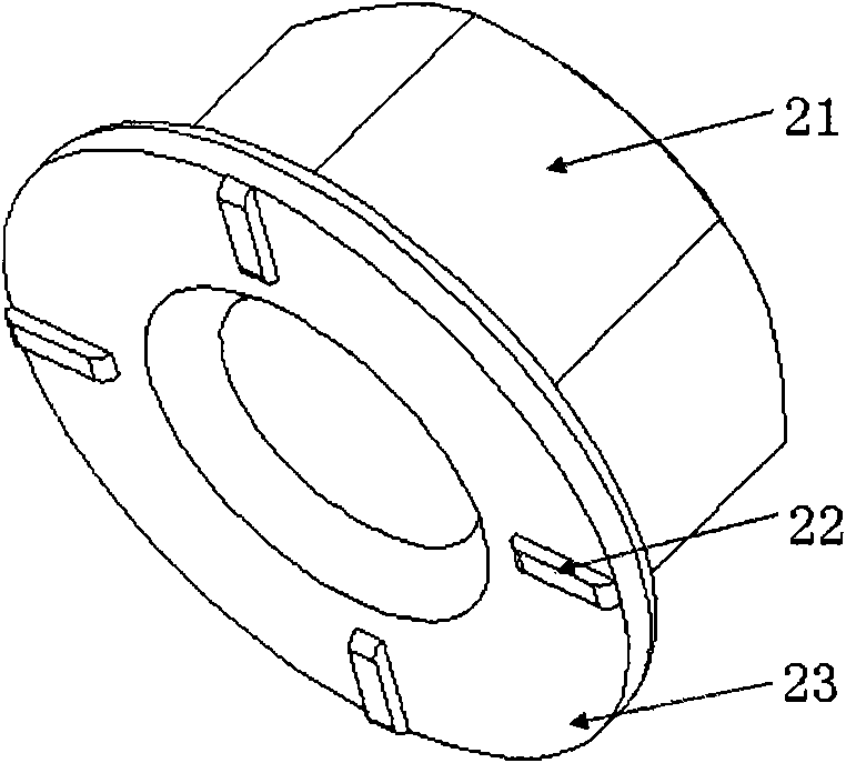 Fastener locking structure for automobile