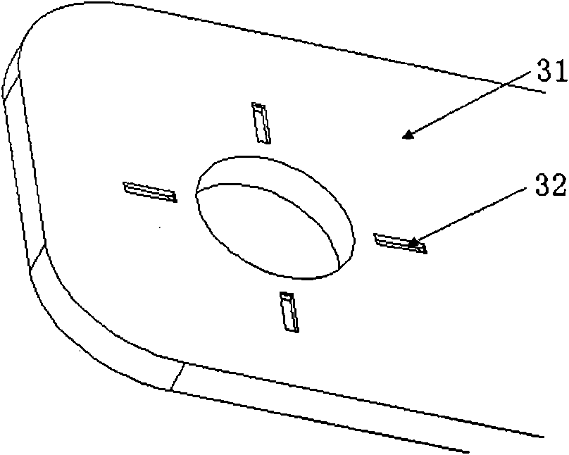 Fastener locking structure for automobile