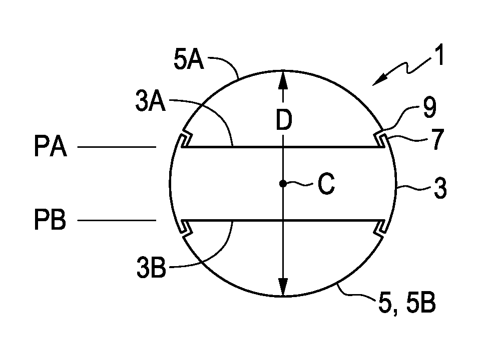 Wheel with folding segments
