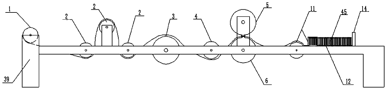 Aluminum skimming-free thoroughly-cut neatly-folded aluminum foil processing device