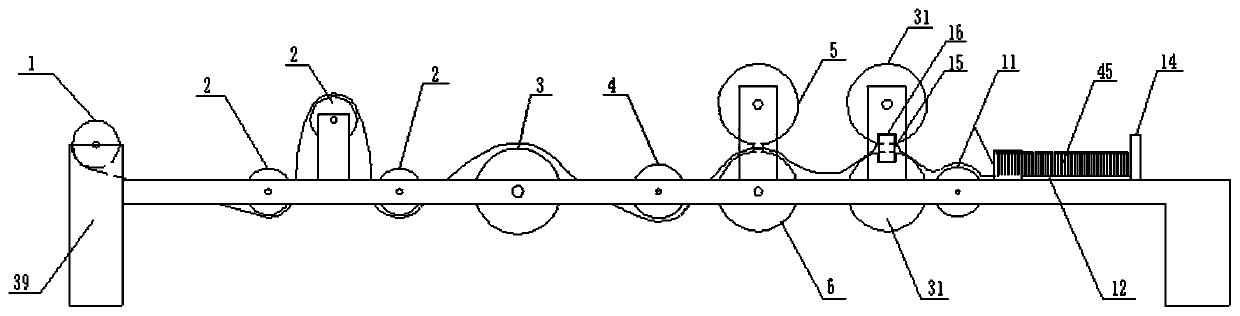 Aluminum skimming-free thoroughly-cut neatly-folded aluminum foil processing device