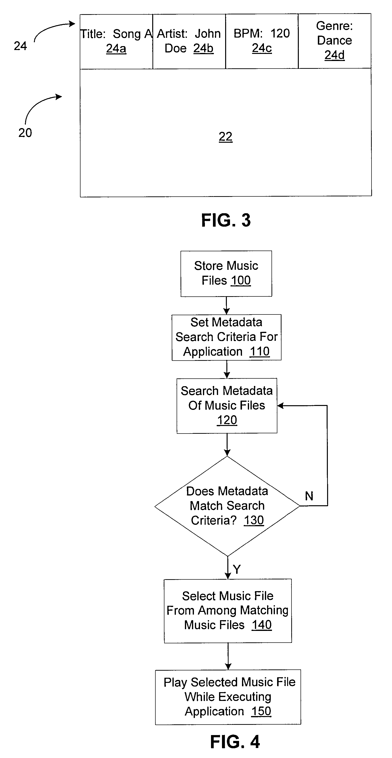System and method of using metadata to incorporate music into non-music applications