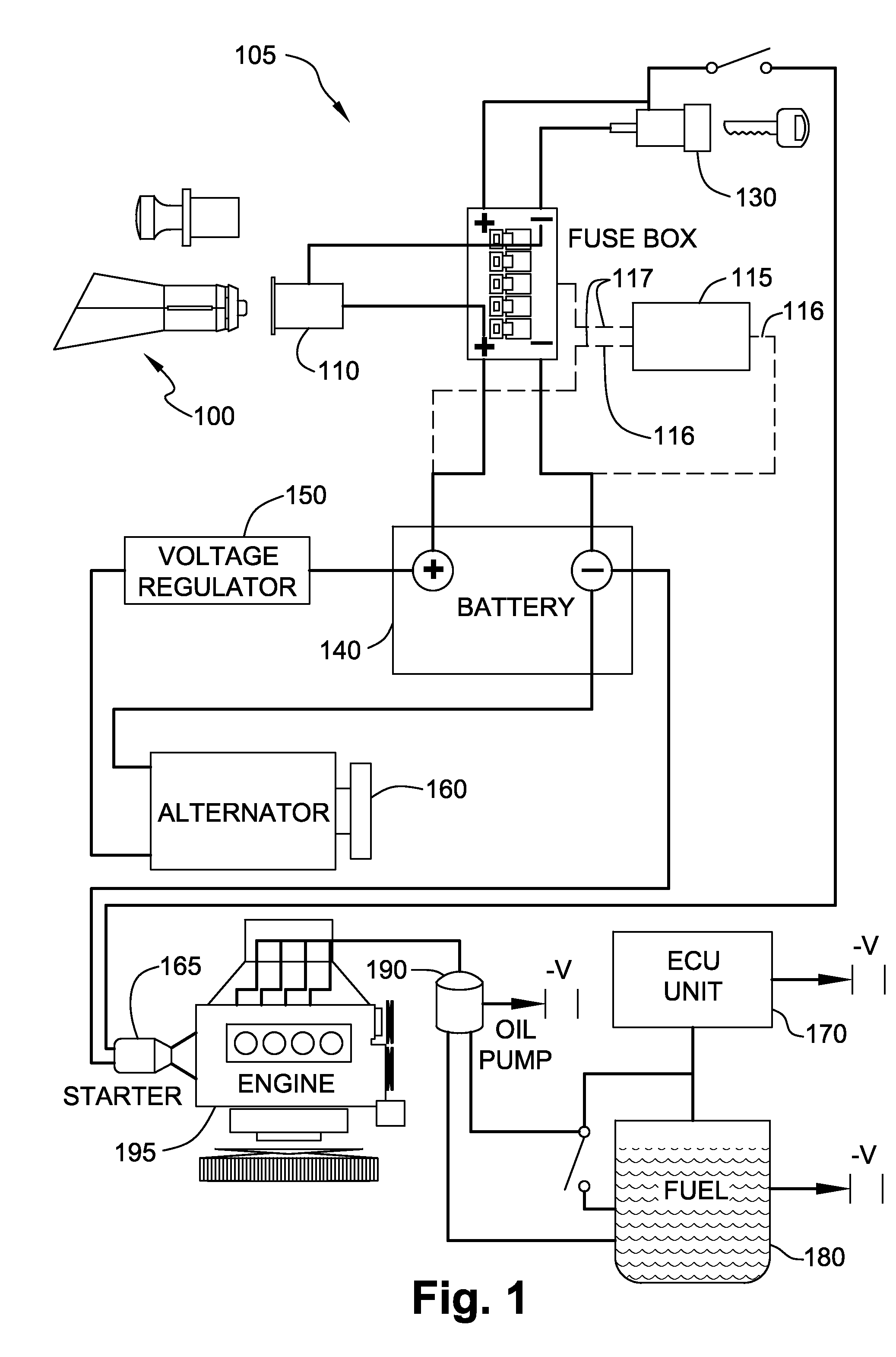 Fuell consumption reduction device