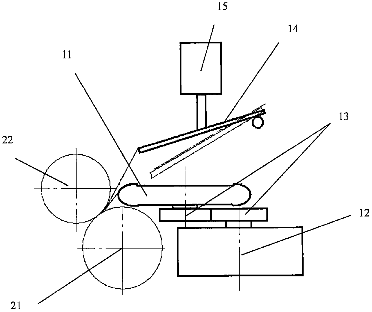 Wheel disc type false twist compact spinning device with broken-end breakpoint control function