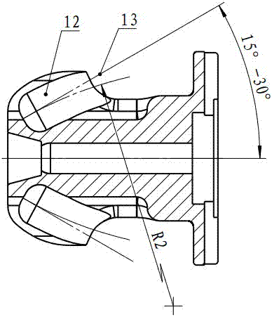 Dip angle bearing universal coupling