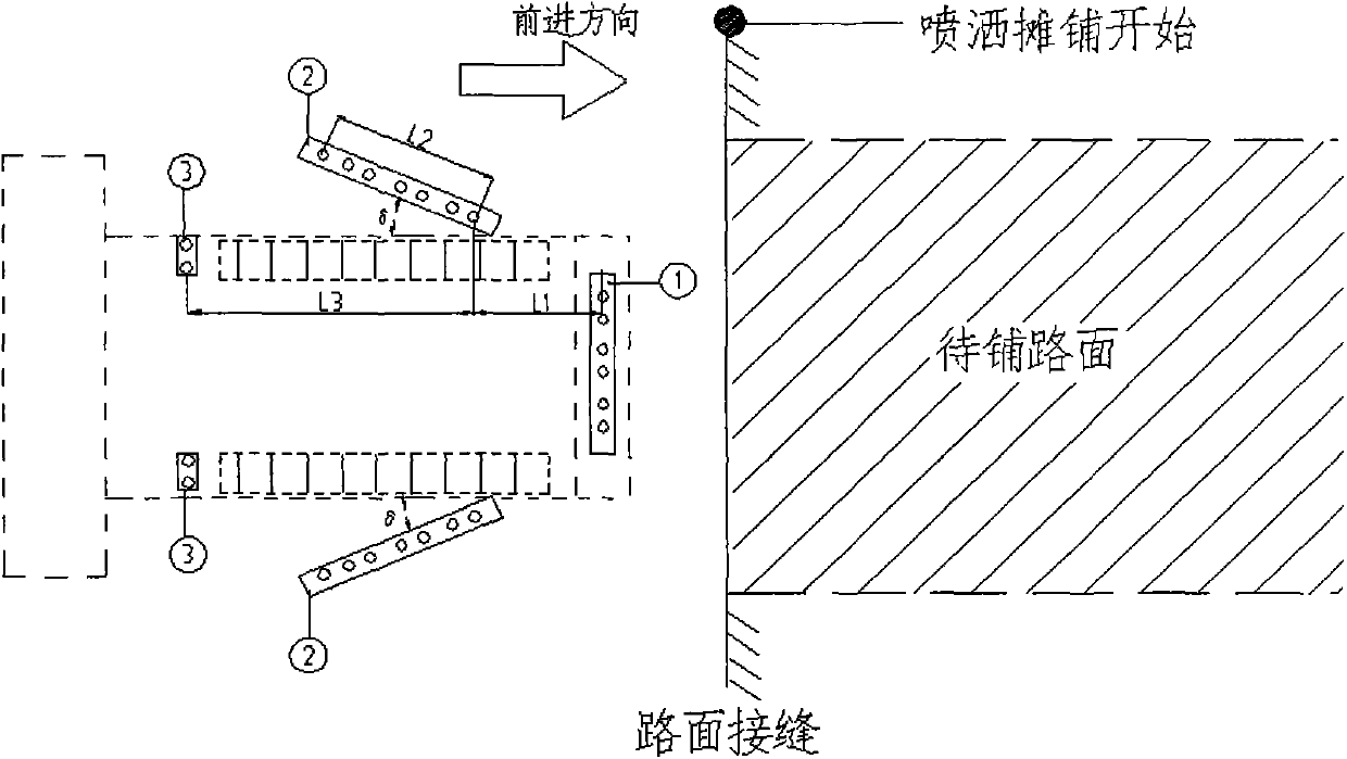 Automatic alignment control device and method of spraying joint of asphalt spraying paver