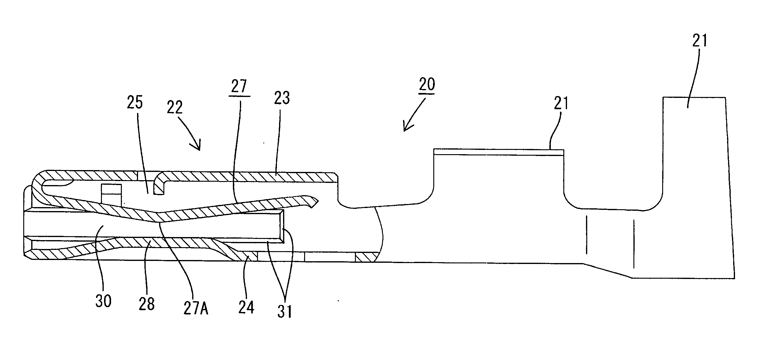 Female terminal fitting