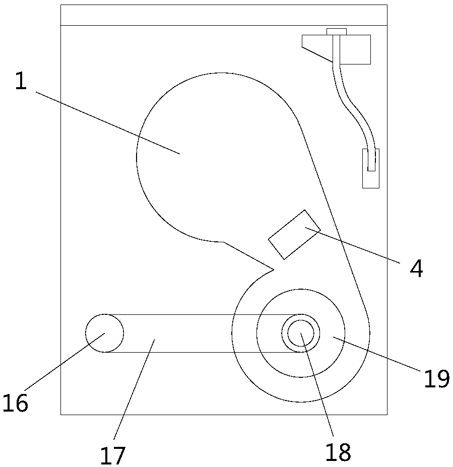 Lint filtering device of clothes dryer and application method of lint filtering device