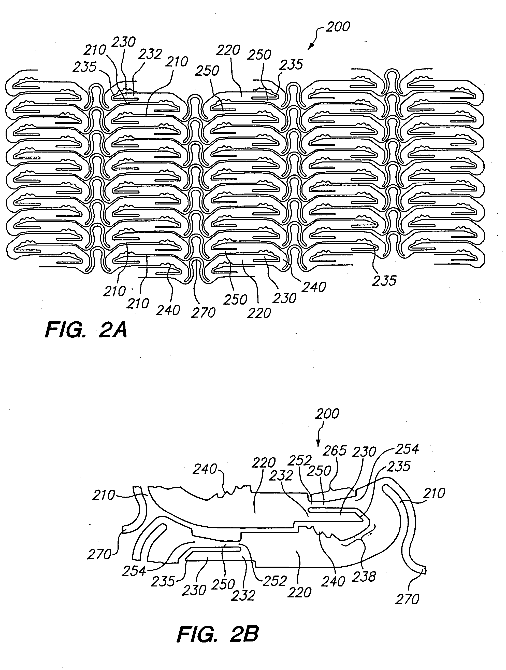 Expandable medical device with locking mechanism