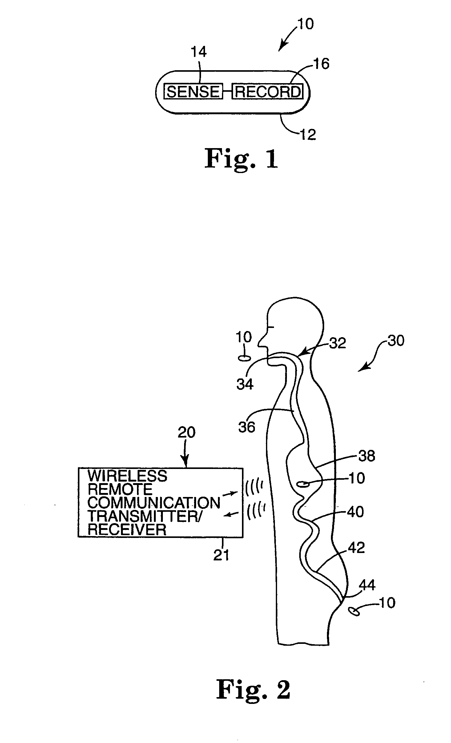 Swallowable data recorder capsule medical device