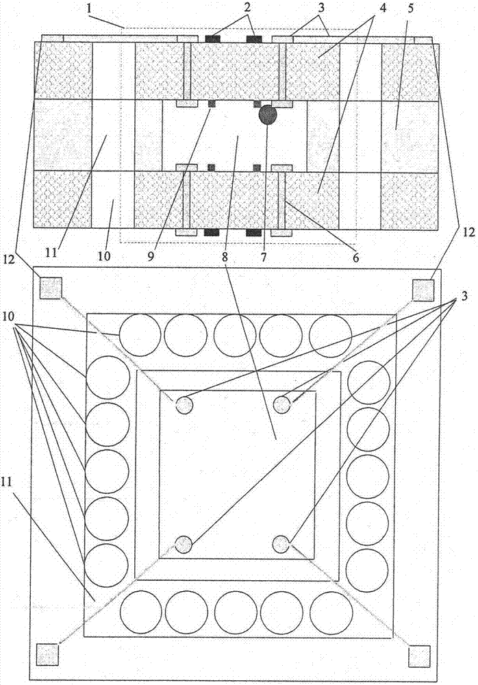 MEMS atom cavity chip and preparation method thereof