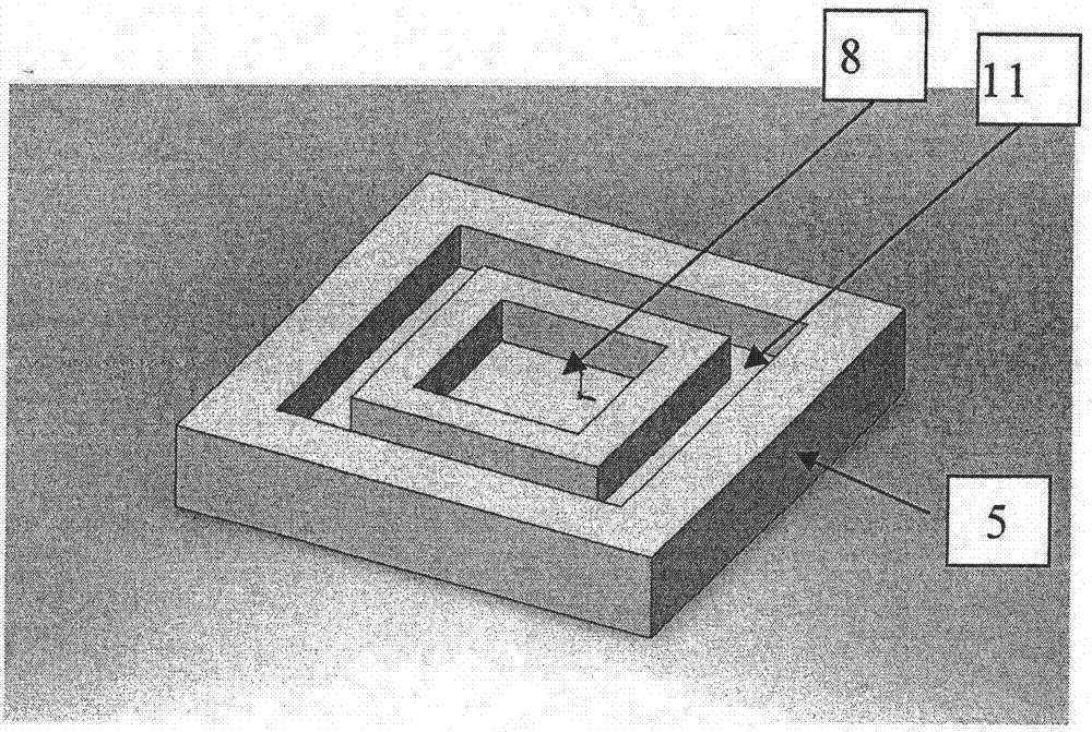 MEMS atom cavity chip and preparation method thereof