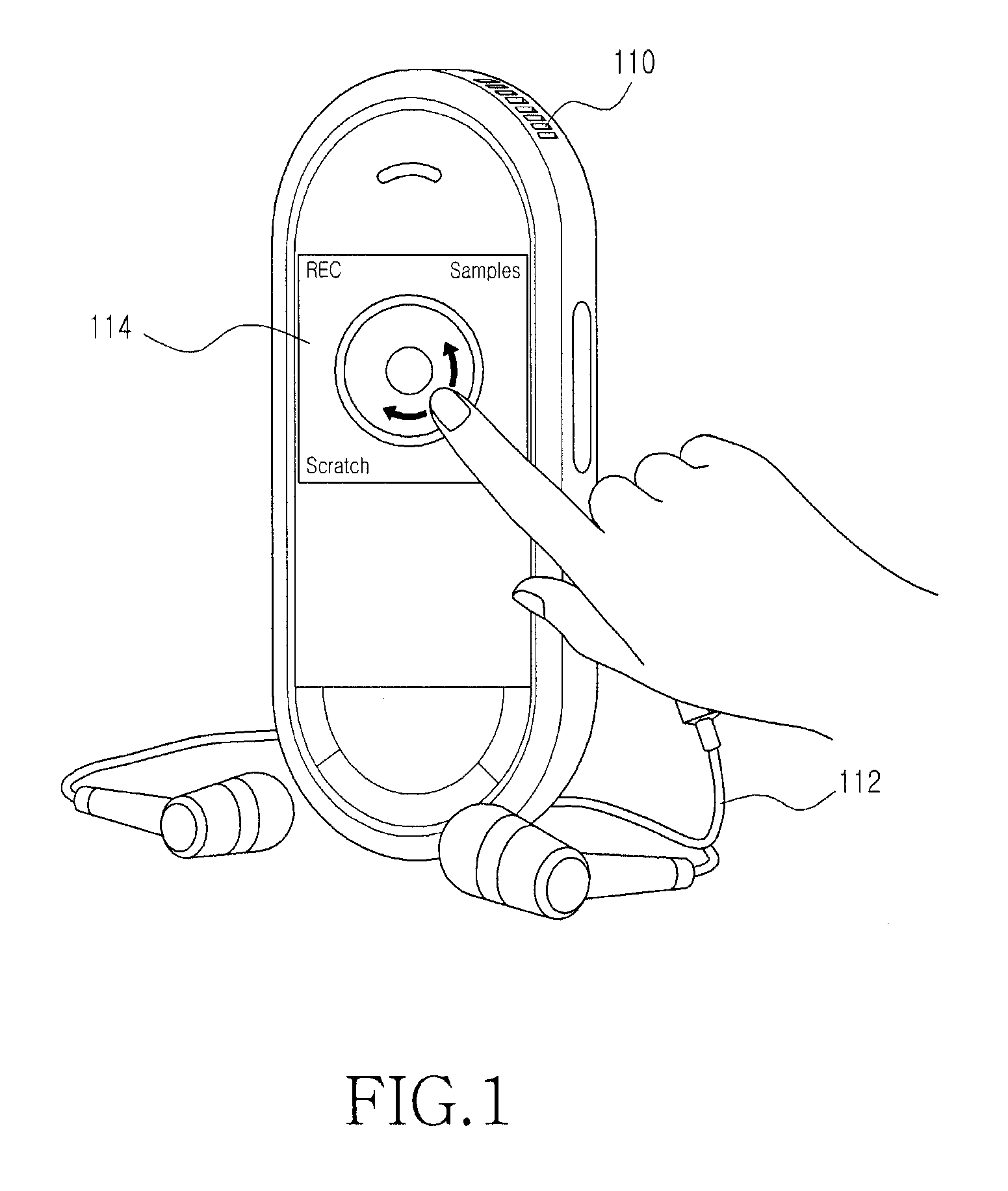 Music reproducing apparatus and method of portable terminal