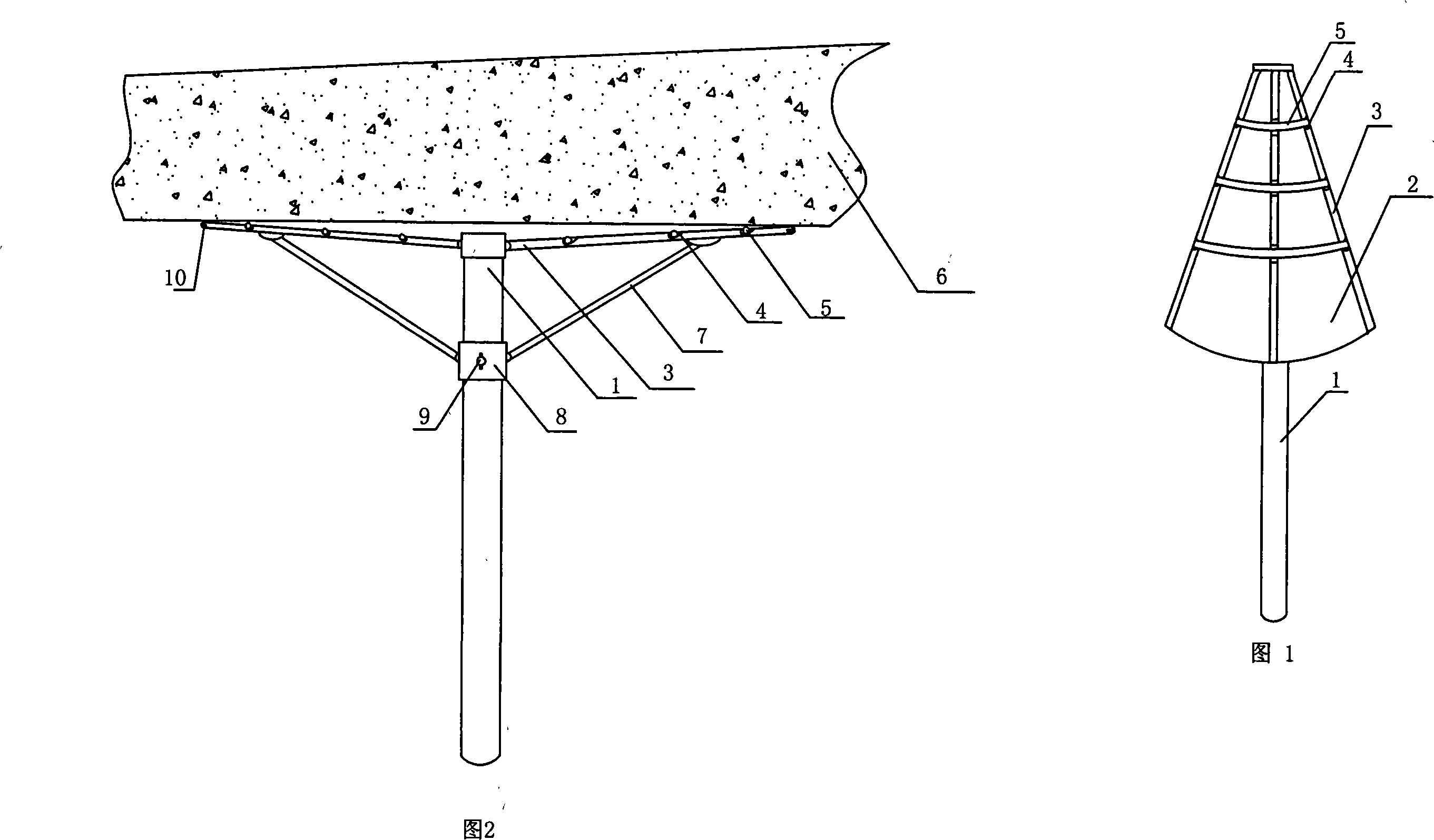 Transmitting antenna device of transient electromagnetic equipment